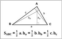 Tổng Hợp Công Thức Tính Diện Tích Tam Giác Vuông Cân, Đều, Thường