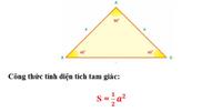 Cách tính diện tích tam giác vuông cân đơn giản, dễ hiểu nhất