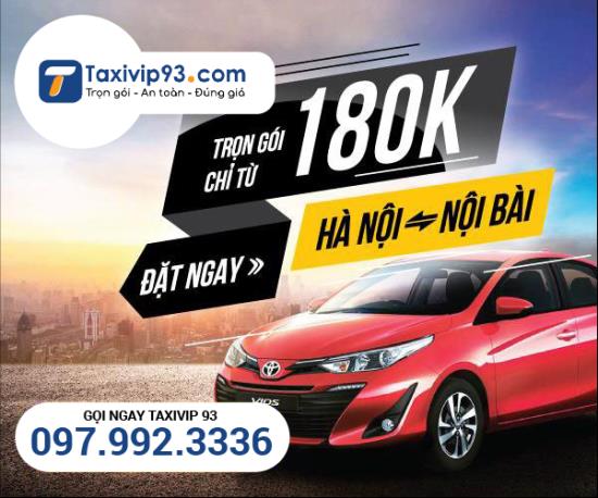 Giá taxi từ nội bài về hà nội 