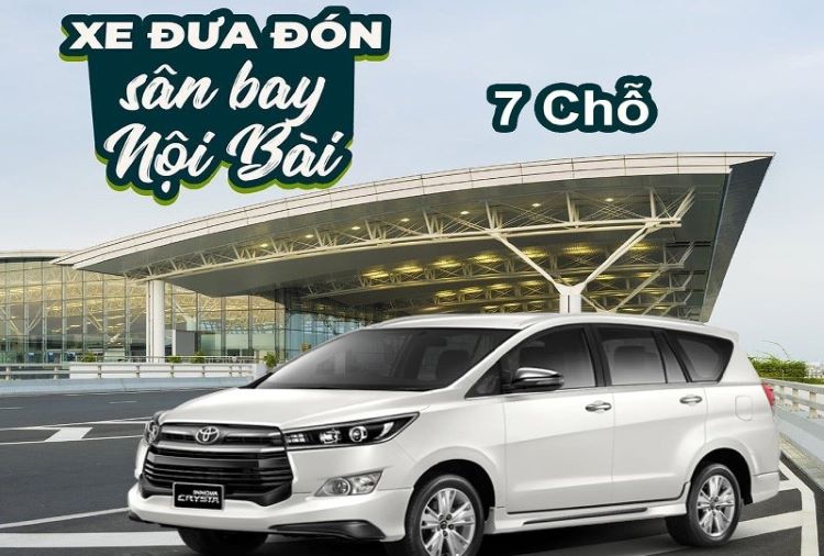 taxi 7 chỗ đi Nội Bài giá rẻ