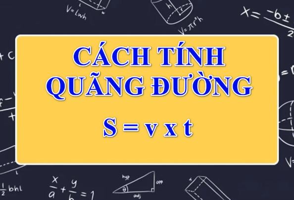 công thức tính quãng đường